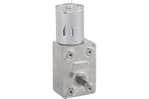 Akozon Moteur de Réduction DC 12V Motoréducteur Moteur à Engrenages à Couple élevé à Engrenage Moteur de Réduction CW/CCW(62RPM)