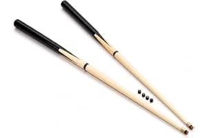 Oypla 2x Small 36" Pool/Snooker Cues with Spare Tips