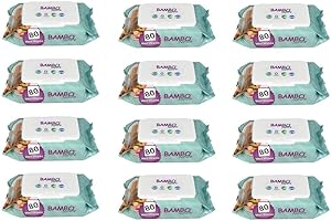 Bambo Nature | Toallitas para bebés | 12 x 80s