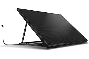 BENY Centrale elettrica da balcone, Plug & Play, con supporto, centrale elettrica da balcone, 430 W, presa completa, 600 W, inverter, 430 W, per moduli solari bifacciali, supporto per tetto piatto