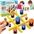 Plenteous Big Eat Small Tic Tac Toe Game, Stacking Cup Board Game Toy, Funny Noughts and Crosses Game, Parent-Child Interactive Play Toys Board Game Education Toys for Kids Family - Pack of 1, Multi.