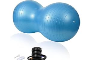DumanAsen Exercise Ball with Pump, Peanut ball, fitness ball, Ball for Yoga, Pilates, Core Training and Physical Therapy