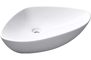 SOGOOD doporro Brüssel215 Waschbecken aus Keramik in weiß, inkl. Nano-Versiegelung