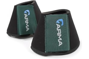 Shires Arma Neoprene Over Reach Boots - Green