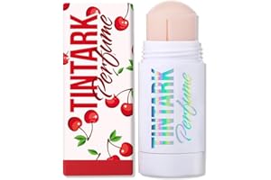 TINTARK Solid Perfume Stick, MERRY CHERRY, Portable Perfumes for Women, Girl's Fragrances Travel Size, Lightly Scented, Vegan Natural & Safe Ingredients, Long Lasting (03 MERRY CHERRY)