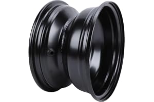 Akozon High Strength 8 Inch ATV Front Wheel Rim 4 Bolt Hole 19x7.00-8 Steel Wheel Wheel Rim Gokart Quad Bike Dirt Bike Buggy