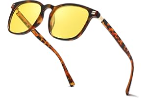 Myiaur Night Driving Glasses for Women Polarised Anti-Glare Headlight Night Vision Glasses for Overcast Foggy