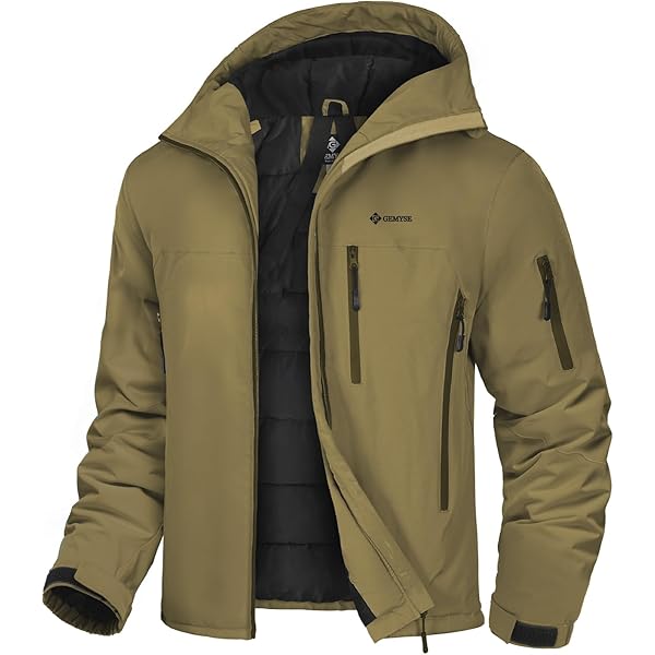 Libin Sneeuwbroek heren softshell trekking waterdicht winter wandelen broek zak met ritssluiting, Zwart, 3XL