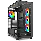 SHARKOON KASA MID TOWER PSUSUZ 4XFAN ELITE SHARK CA500 BLACK