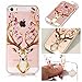 Produktbild iPhone 5 5S 5G / iPhone SE Hülle,Fanryn Schutzhülle / Cover / Case Bunte Muster Weich TPU Handy Hülle Etui Cover Protective Shell Soft Schutzhülle Telefon Kasten für iPhone 5 5S 5G / iPhone SE – Hirschkopfvö gel