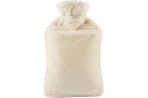 BLUMTAL Velvet Soft Cuddly Hot Water Bottle Cover for evenings | 2 Liter | Fluffy Soft Children's Hot Water Bottle | tested and Free From Harmful Substances | of Blum Valley