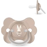 Suavinex, Pacifier for Babies 0/6 Months and Newborns, with Physiological Silicone Teat SX Pro, Symmetrical, Flat and Flexibl