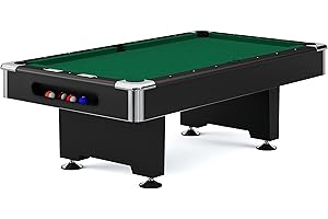 ‎AUTOMATEN HOFFMANN Automaten Hoffmann Billardtisch Club Pro in Schwarz | Turniertisch in 7 ft, 8 ft, 9 ft | Stradivari Schieferplatten | Klassisches Sportdesign | Robust | Montage notwendig