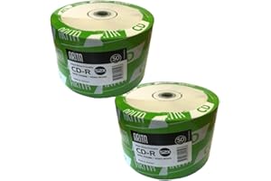 100 Genuine Arita Ritek Full Face White Inkjet Printable Blank CD CD-R Discs 52x 700MB 80 minutes Shrinkwrap By Natureinks