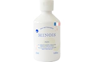 Minois Paris - Eau Nettoyante & Hydratante Pour Bébé - Sans Rinçage Visage & Corps - Dès la Naissance pour Peaux Sensibles - 98% Ingrédients Origine Naturelle - Made in France - 250ML