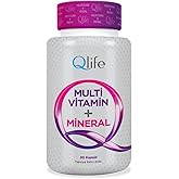 Qlife Multivitamin & Mineral 30 Capsules 13 Vitamins 7 Minerals