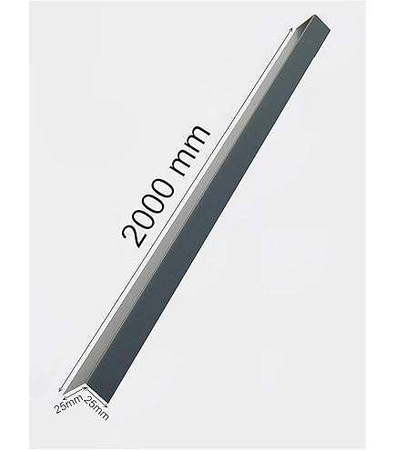 Randprofiel, aluminium / PVC, voor 16 mm, geperst blank