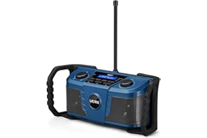 UEME Rugged DAB and FM Job Site Radio (Blue/Black) (Blue)