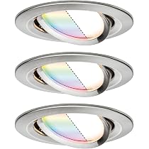 Paulmann 99930 LED inbouwlamp Calla rond incl. 1x6,5W IP65 dimbare inbouwspot wit mat kastlicht kunststof inbouwlamp 4000K