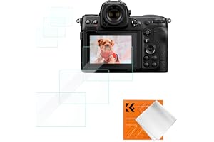 K&F Concept 3 Skärmskydd Kompatibla med Nikon Z9 Z8 | Ultra klart härdat glas skärmskydd repfritt bubbelfritt ultrabeständigt
