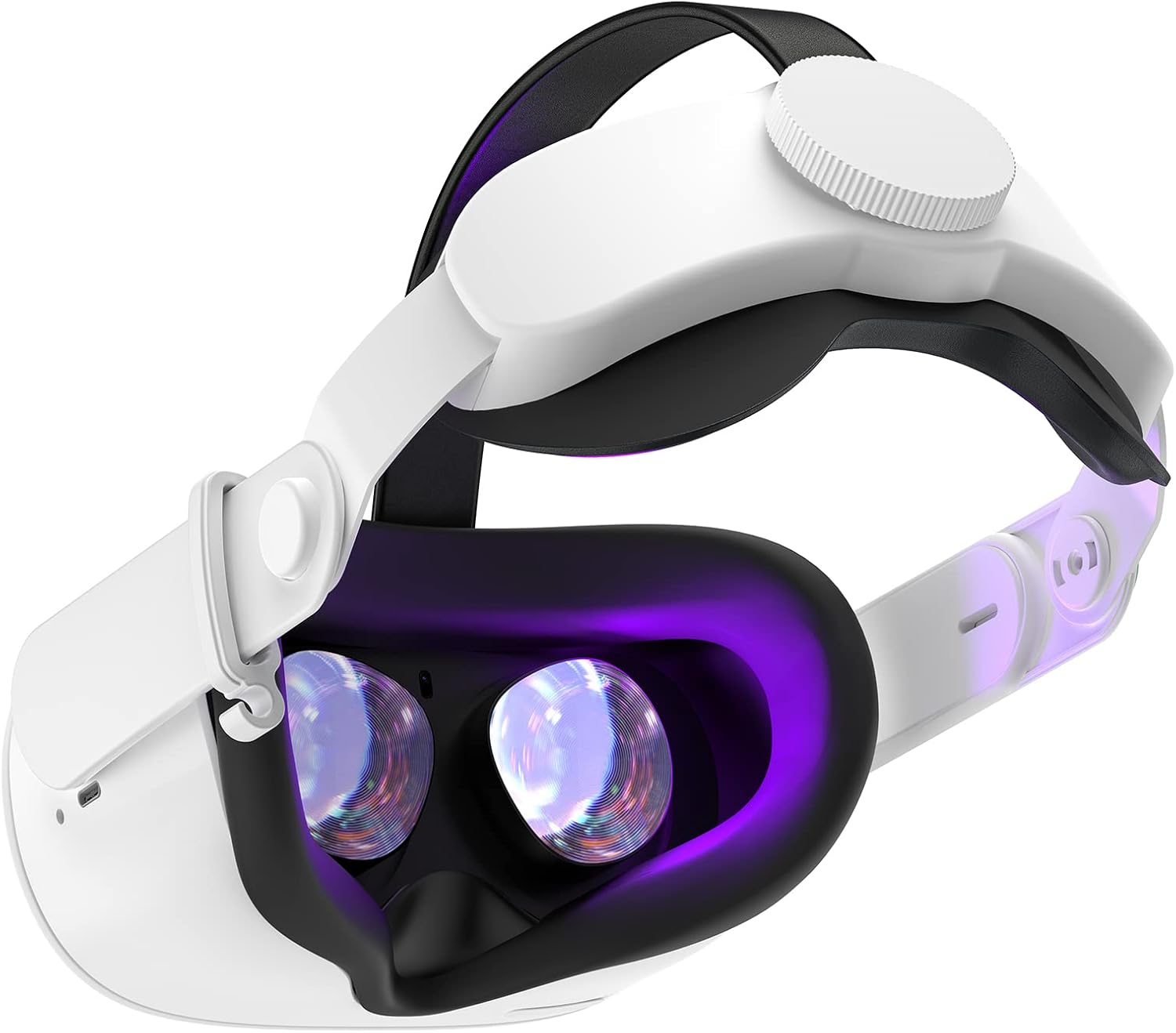 SUPERUS Elite Strap Replacement for Meta/Oculus Quest 2 - Enhanced Comfort, Reduce Head Pressure - Adjustable Hinge