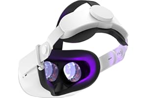 SUPERUS Cinturino Elite per Oculus Quest 2 – Strap Sostitutiva di Qualità per Oculus/Meta Quest 2, Accessori per VR - Migliore Comfort, Riduce la Pressione Sulla Testa – Con Cinghia Regolabile