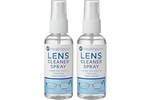 Healthpoint Lens Cleaning Spray - Ultimate Glasses Cleaner Spray for Crystal Clear Vision - Versatile Screen Cleaner Spray for Monitors, TVs & Devices - Efficient Glass Cleaner 2 Pack + Cheeroo Magnet