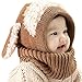 Etosell Lovely Warm Toddler Kids Baby Unisex Woolen Kintted Scarves Cap