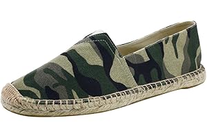 YOUJIA Hombre Clásico Alpargatas Camuflaje Respirable Zapatos Planos Slip-On Zapatillas (Camuflaje #2, EU 43)