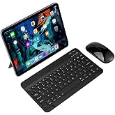 Lenovo Tab M11 11" TB330FU Tablet İ&ccedil;in Uyumlu Slim Şarjlı T&uuml;rk&ccedil;e Bluetooth Klavye ve Mouse Seti Siyah