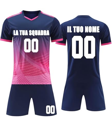 Maglia Inter Maglia Da Calcio Personalizzata Nome, Numero E Logo