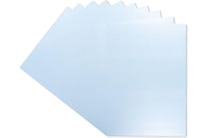 CRAFTER'S COMPANION Centura Pearl CP10-BBLUE Singolo Colore 10 Foglio di Confezione, cardstock, Baby Blue, 34.4 x 22.5 x 0.5 cm, unità