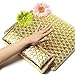 Sanwood Gold Tone Washable Nail Art Cushion Pillow Pad Hand Care Rest Manicure Tools