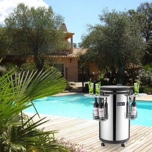 H.Koenig BPO505 Mini-Kühlschrank / 50.8 cm Höhe / Transparenter Deckel