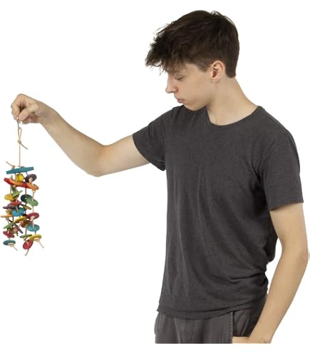 HappyBird Willy Nilly XL – Knabberspielzeug Für Papageien, Ca. 70x23x23 Cm