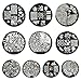 Born Pretty 10 PCS Nail Art Stamp Template Image Plates BP46-55