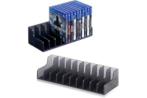 Nicoone Spelkortslåda förvaringsställ, CD-skivhållare förvaringsställ för PS4/PS4 SLIM/PS4 PRO spelkortslåda
