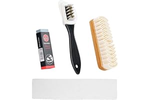 BDBFPAN 4pcs Wildlederbürste Set, Schuhbürste, Multifunktional Und Praktisch Schuhputzbürste, Geeignet Für Verschiedene Gegenstände Wie Schuhe Gürtel Taschen Jacken Sofas