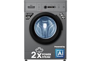 IFB 7 Kg 5 Star AI Powered Front Load Washing Machine 2X Power Steam (DIVA AQUA MSS 7010, 2023 Model, Metallic Silver, In-bui