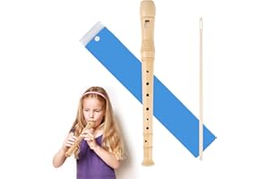 LXYANW Blockflöte Holz, Blockflöte Kinder, Blockflöte Deutsche Griffweise, C-Taste Maple Wooden flute für Anfänger, Kind, 8 Löcher