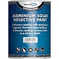 Bond-It Aluminium Solar Reflective Paint - 5 litre a light / heat reflective coating, use ofver bituminous coatings, aged asphalt or steel