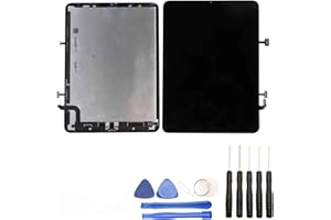 Visiodirect® Ecran Complet : Vitre Tactile + écran LCD Compatible avec Ipad Air 4 (2020) A2324 A2072 A2325 A2316 10.9" Argent Noir + Kit Outils
