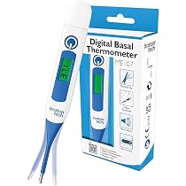 Thermomètre Numérique étanche Liavince - Précision ±0.1°C - Pointe Flexible - Oral, Rectal, Aisselle - Alarme Fièvre