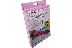 Diabolical DP1043 Dirty Bitch Washing Up Cleaning Gloves, Funny Secret Santa Gifts for Women, Rude Birthday Gifts for Her, Funny Novelty Gifts for Women, Funny Washing Gloves, Valentines Gift for Her