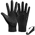 MXHBSTP Waterproof Gloves Men, Waterproof Cycling Gloves, Durable and Non Slip Sport Gloves, Thermal Waterproof Gloves for Men & Women for Driving Walking Running