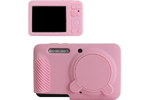 MUZIRI KINOKOO Fodral för Kodak PIXPRO FZ55, mjukt silikonfodral skyddsfodral för PIXPRO FZ55 digitalkamera - med avtagbart l