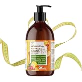 QKnatur - Anti-cellulite and Firming Reducing Gel (500 ml) with 6 Active Principles of Natural Origin for Body Massage - Anti