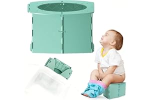 BAOSROY Inodoro Plegable para Niños,Orinal Portatil Niños Plegable,Orinal Portatil Niños,Asiento de Inodoro para Niños,Orinal Portatil Niños Plegable Viaje,Vater Para Niños,Plegable Potty Training