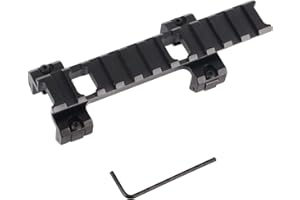 TOOPMOUNT Picatinny Low Profile Schiene Aluminium 20mm Weaver/Picatinny Schienenhalterung für Mp5 G3