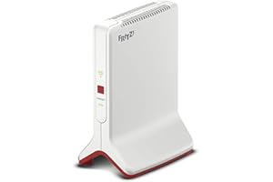 AVM Fritz!WLAN Repeater 3000 International – Repetidor WiFi AC+N, Tribanda (1.733 Mbps y 886 Mbps/5 GHz), Mesh, 2 Puertos LAN Gigabit, Interfaz en Español